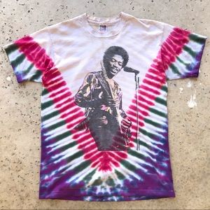 Jimi Hendrix Vintage 90s Single Stitch Tie Dye Tee
